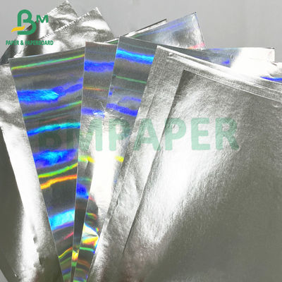 Einseitige Silber glänzende Beschichtung 70 gm Siver Metallisiertes Papier
