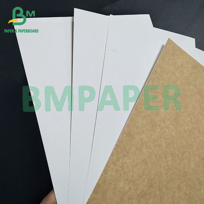 Beschichtete Kraftrückseite Weiße Vorderseite Beschichtete Kraftrückseite Papier Kartonpapier Rollen für Getränkeverpackungen