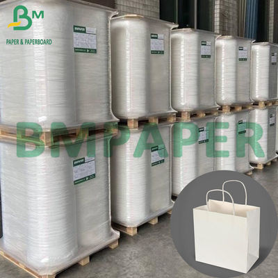 70 gm Weißgebleichtes Kraftpapier Rollenbreite 1100 mm Handwerkspapier für Einkaufstaschen
