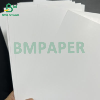 Recycelbares weißes, glänzendes, doppelseitig beschichtetes Kunstpapier