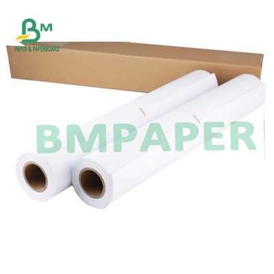 80gm gute Druckfähigkeit glatte weiße Rolle Premium CAD-Bond-Papier