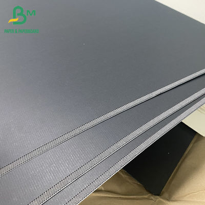 Schwarz/Weiß Walzkartonblatt 3 Schichten Vollfarb F Flötenplatte 700mm X 1000mm