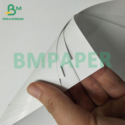 80GSM Weißes, einseitig glänzendes, einseitig beschichtetes Etikettenpapier für Verpackungsetiketten