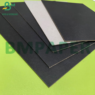 2 mm hochsteifes recycelbares Duplex schwarzes Karton mit grauer Rückseite für den Fotoraum