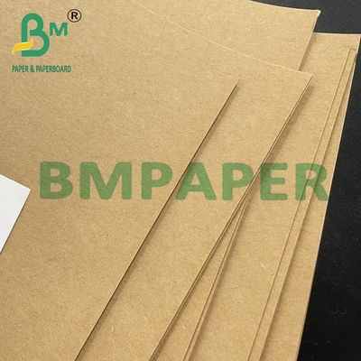 Braunfarbene Kraftpapier-PE-Laminationskartonträger für Lebensmittelbehälter