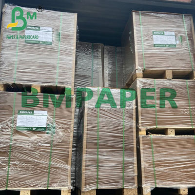 Braunfarbene Kraftpapier-PE-Laminationskartonträger für Lebensmittelbehälter