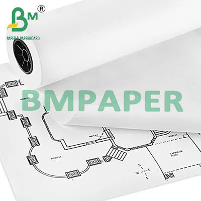 24&quot; X 150ft 20lb Weißpapier CAD Inkjet Rollen für technische Zeichnung