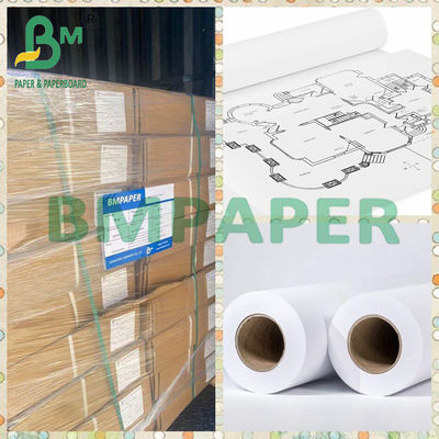 24&quot; X 150ft 20lb Weißpapier CAD Inkjet Rollen für technische Zeichnung