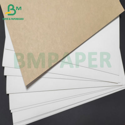 360gm Weiß Ton Beschichtung auf der Vorderseite und natürliche braune Rückseite Papierbrett