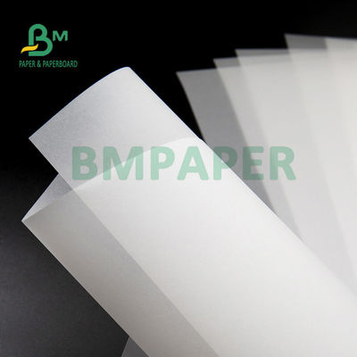 80 gm 113 gm Durchsichtiges weißes Spurenpapier für Skizzen 610 mm x 914 mm