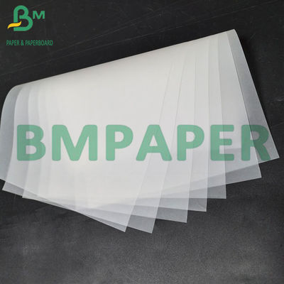 55 gm 60 gm Spurenpapier Natürliche weiße durchsichtige Zeichnungspapierrolle