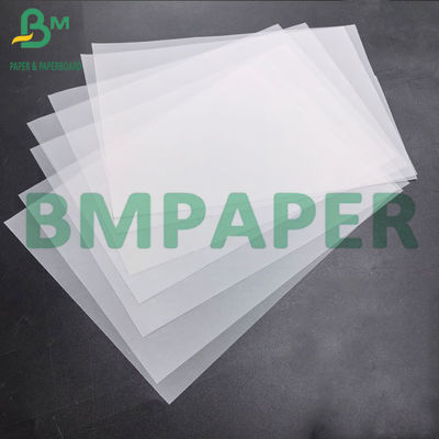 55 gm 60 gm Spurenpapier Natürliche weiße durchsichtige Zeichnungspapierrolle