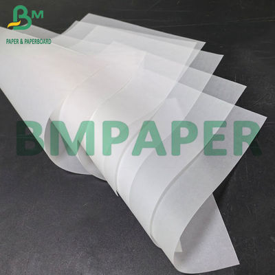 55 gm 60 gm Spurenpapier Natürliche weiße durchsichtige Zeichnungspapierrolle