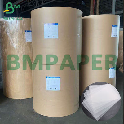55 gm 60 gm Spurenpapier Natürliche weiße durchsichtige Zeichnungspapierrolle