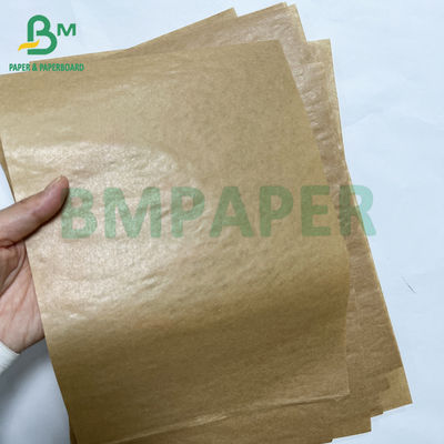 Recycelbare 40g Premium einseitige glänzende braune Kraftbeutel Papierrolle