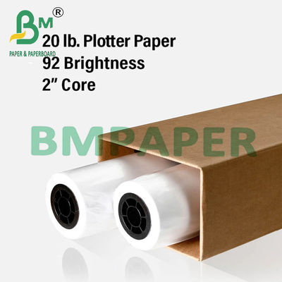 24&quot; x 150ft 2&quot; Kern 20lb Plotting Papier für CAD-Zeichnung 5 Rollen / Fall