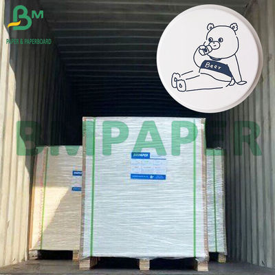 1 mm 2 mm natürliches weißes Absorptionspapier mit PE-Beschichtung auf einer Seite