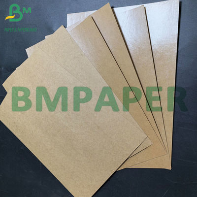 300 g+18 g PE-einseitig beschichtetes, fettdichtes, unverbleichtes Kraftpapier