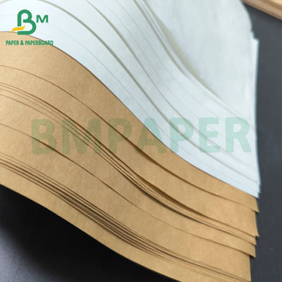 25 kg - 50 kg Zementverpackung Kraftpapier Braun Weiß Erweiterbare Beutel Papier