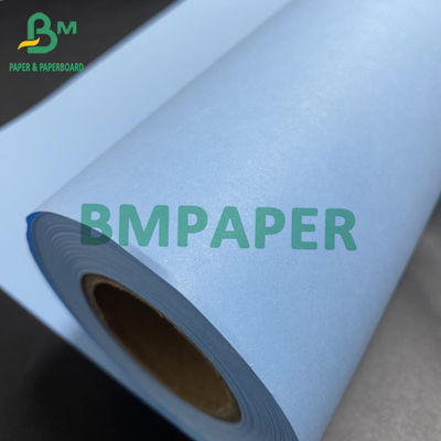 Blaue Plotter-Papier-Rolle, doppelseitiges Blaupaar, benutzerdefiniertes Papier Breite 50m 100m 150m Länge