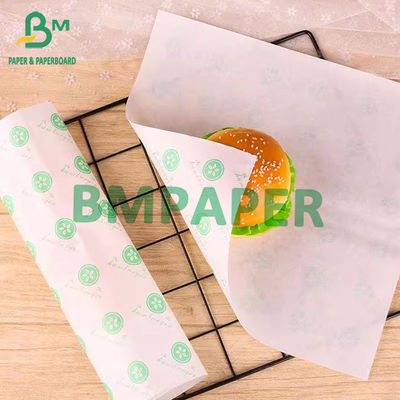Weißes fettdichtes Papier Kit3 Hochwertiges Lebensmittelverpackungspapier Roll 325 mm 650 mm Breite