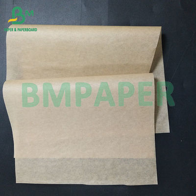 40gm braunes, fettfeste, wasserdichte Verpackungspapier für Hamburgerverpackungen