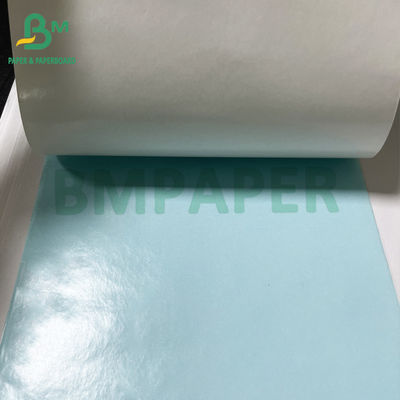 Glatte 80gm fettfeste Weißblaue Siliziumbeschichtete Freigabepapier