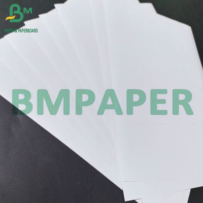 75um weißes Klebepapier aus PP mit 80g Glanzpapier