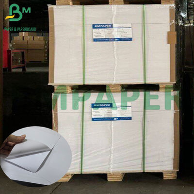 75um weißes Klebepapier aus PP mit 80g Glanzpapier