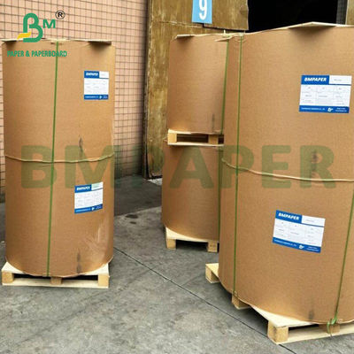 Glanzbeschichtetes Einseitiges Etikettenpapier 80 g/m 90 g/m Weißes C1S-Kunstpapier