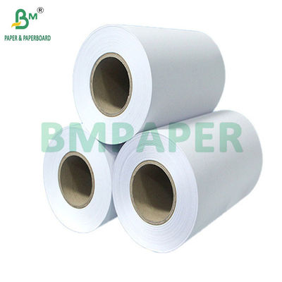 20LB Breitformat, nicht beschichtete weiße Papierrolle für Inkjet-Drucker 24&quot; x 150&quot;