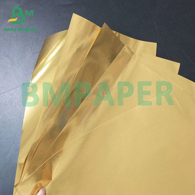 70 gm 763 mm Druckfähigkeit Silbern Nassfestigkeit Aluminierte Bieretikette Holographisches Papier