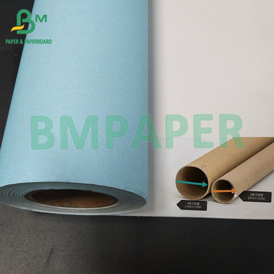 20LB Doppelseitiges Blaues Ingenieurspapier 36&quot;×500' 3&quot; Kern
