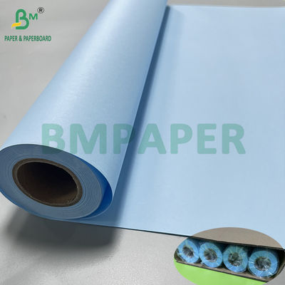 Doppelseitige Blau 80g Ingenieurentwicklung Blaue Papier Rollen 24 &quot;x 50 Meter