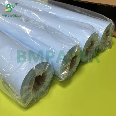 Doppelseitige Blau 80g Ingenieurentwicklung Blaue Papier Rollen 24 &quot;x 50 Meter