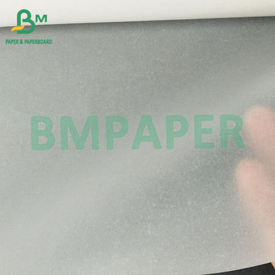 73 gm 610 mm*50 m Weißes, gut gedrucktes Spurenpapier Durchsichtiges Rollenverpackung