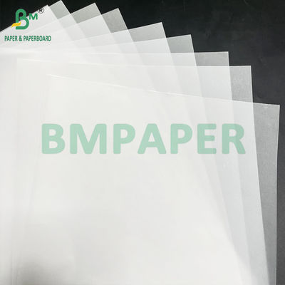 50 83 GSM Glatte weiße halbtransparente Übertragungspapierrolle 880 mm x 40 m