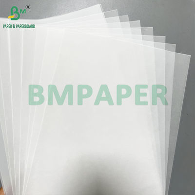 50 83 GSM Glatte weiße halbtransparente Übertragungspapierrolle 880 mm x 40 m
