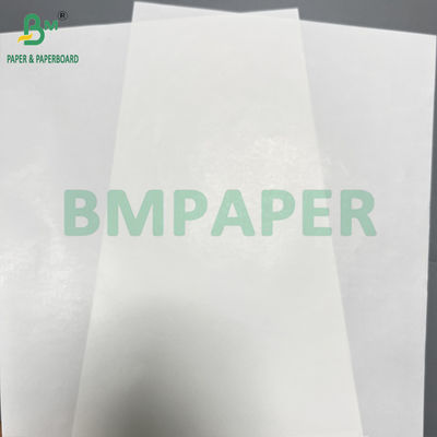 Einseitig glänzende 62 65 GSM Weiße Nasse - Festigkeitspapierrolle für Etikettenherstellung