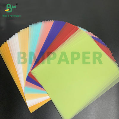 110gm Farbspurenpapier 787mm X 1092mm Halbtransparentes Perlgefärbtes Gold-Sliverpapier