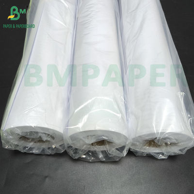 Rollen aus weißem Zeichnungspapier 20# 48 In X 50 Yds CAD Bond Papier ohne Beschichtung