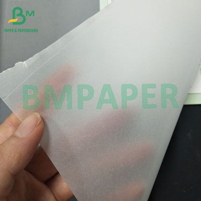 63 gm 24' Weißes, durchsichtiges, frostiertes Rollenpapier zum Verfolgen und Zeichnen