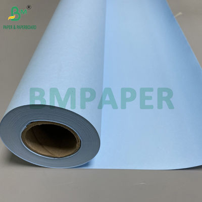 80g Doppelseitiges Blaues Plotter Papier CAD Drucker Rollen 20&quot; 24&quot; Breit 50 Yards 100 Yards Lang
