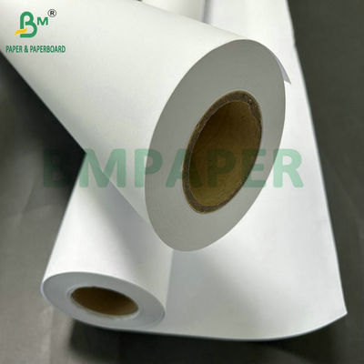 80 Gramm Weißes, nicht beschichtetes Papier mit 36 x 50 Yards 2 &quot; Kern.
