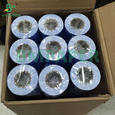 20LB 24&quot; Einzelseite Helle Blaue Violett CAD Plotter Engineering Bond Papier Rollen