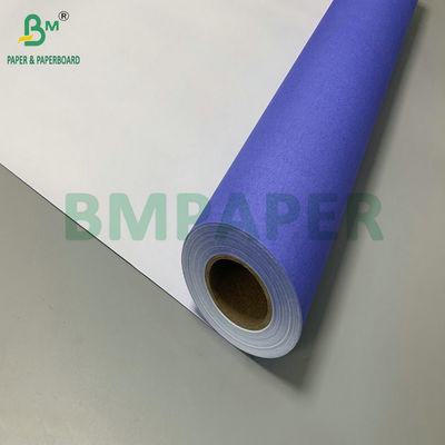 24' x 150' eine Seite lila blau 20 lb CAD Bond Paper Roll 2' Kern