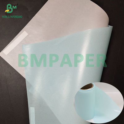 50g Weiß-Blau-öldichtes Glaspapier Selbstklebpapier