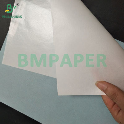 50g Weiß-Blau-öldichtes Glaspapier Selbstklebpapier