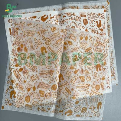 40g 50g Einseitiges Wachsbeschichtetes Papier Lebensmittelverpackungspapier Weiß Schwarz Kraft Kaffee Farbe