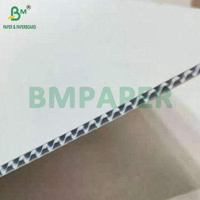2 Schichten 3 Schichten Weiße Wellplatte 100g + 100g + 100g E F Flöte Für Packkarton